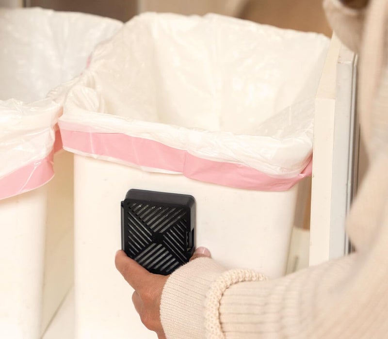 Fresh Wave Odor Removing Fresh Pod | 2 Refillable Fresh Pods & 2 Fresh Wave Packs | Safer Odor Relief | Natural Plant-Based Odor Eliminator for Small Spaces | Garbage Cans, Closets & Lockers - Image 5