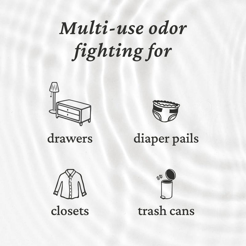 Fresh Wave Odor Removing Fresh Pod | 2 Refillable Fresh Pods & 2 Fresh Wave Packs | Safer Odor Relief | Natural Plant-Based Odor Eliminator for Small Spaces | Garbage Cans, Closets & Lockers - Image 3