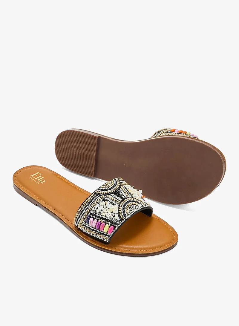 ELLA  Ladies Flat Sandal for Women | Best Price UAE