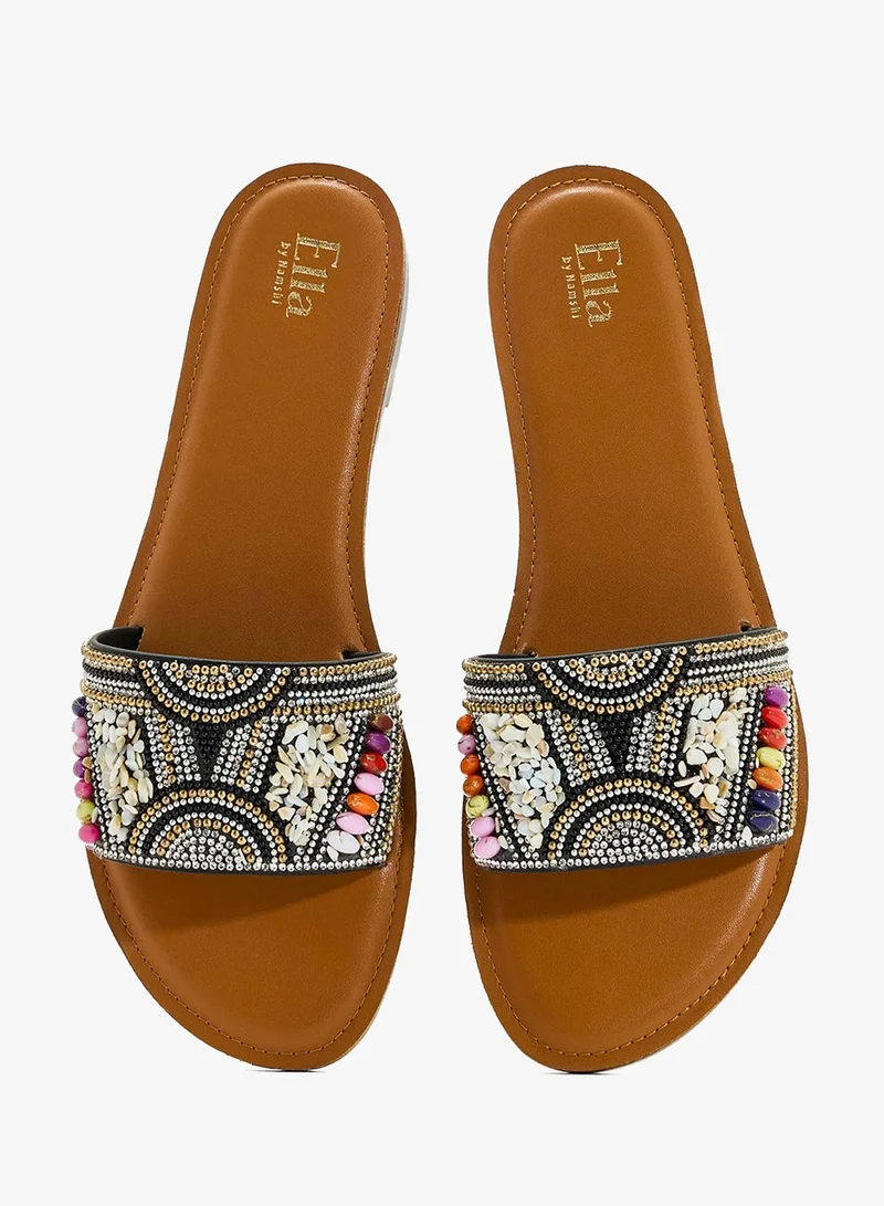 ELLA  Ladies Flat Sandal for Women | Best Price UAE