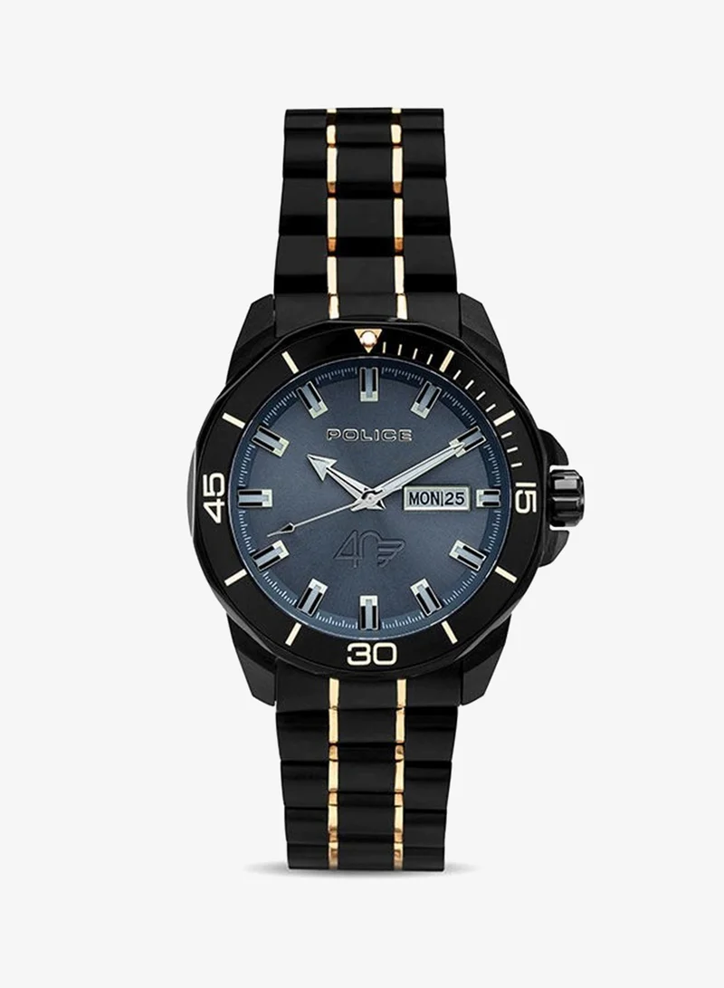بوليس Men Analog Round Shape Stainless steel Wrist Watch PEWJH0030301 - 43 Mm
