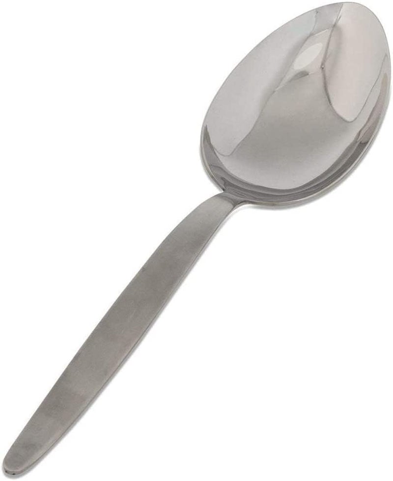 BNAZIND Chef Kunz Spoon | 9 inch 2.5 Tbsp18/10 Stainless Steel Serving Spoon | Basting Quenelle Cooking Plating Dinner Chef Spoons - Image 1