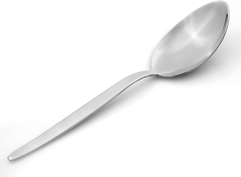 BNAZIND Chef Kunz Spoon | 9 inch 2.5 Tbsp18/10 Stainless Steel Serving Spoon | Basting Quenelle Cooking Plating Dinner Chef Spoons - Image 3