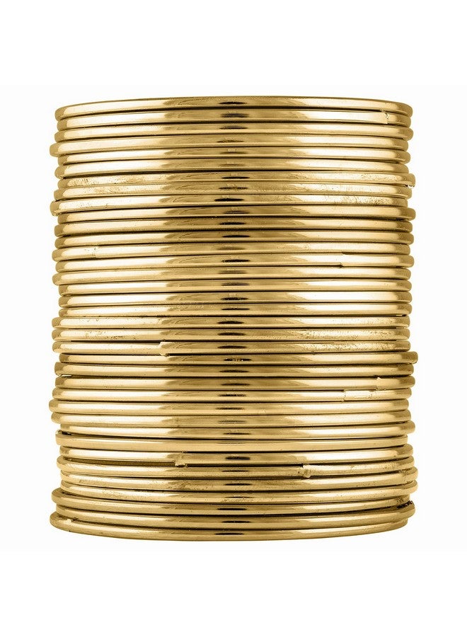 Peora Traditional Antique Look Oxidised Gold Plated Bangle Set Navratri Gift for Women Girls (2.8 inch) - Image 1