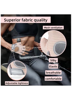 DRAVEN - GG Gym Gloves Women - Breathable Workout Gloves Silicone Non Slip Padded Palm, Enhanced Grip, Smooth Silk Fabric,Multi-purpose Exercise Gloves For Sport Training Cycling Weightlifting  - Image 4