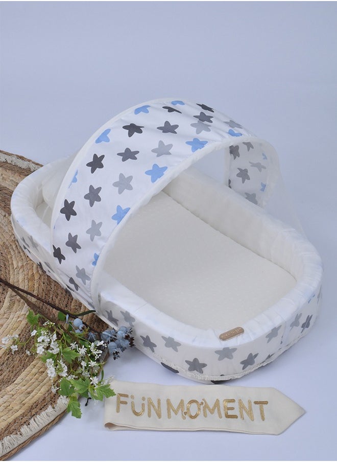 FUN MOMENT - Super Soft And Breathable Newborn Sponge Beaded Mosquito Net Bedding Mat - Image 1