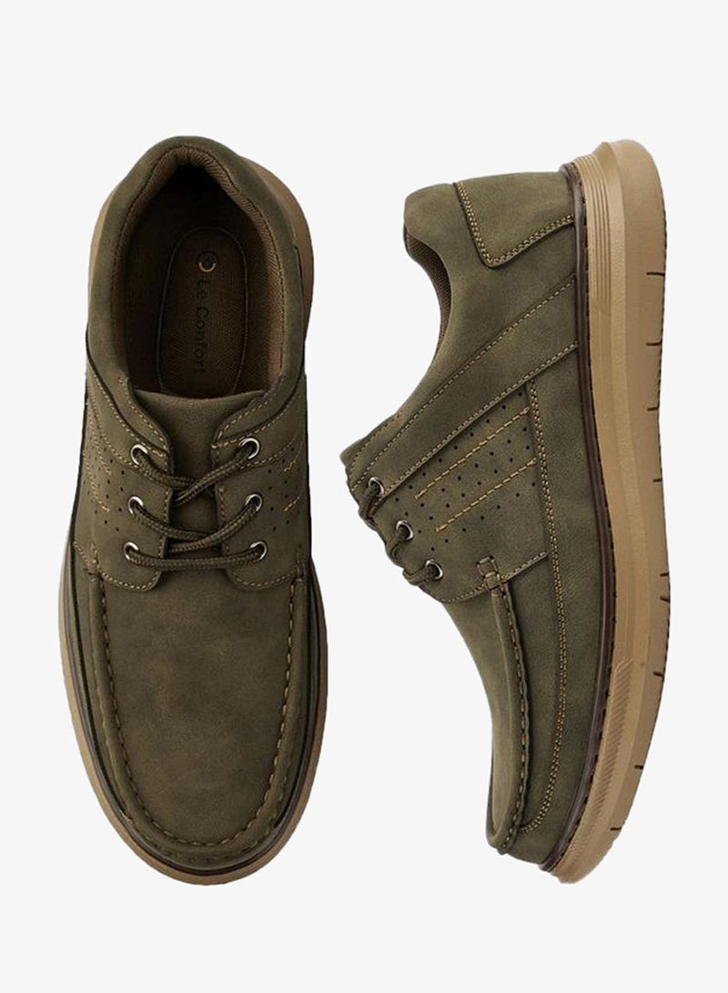 لو كونفورت أحذية رياضية رجالية مريحة برباط - Image 3