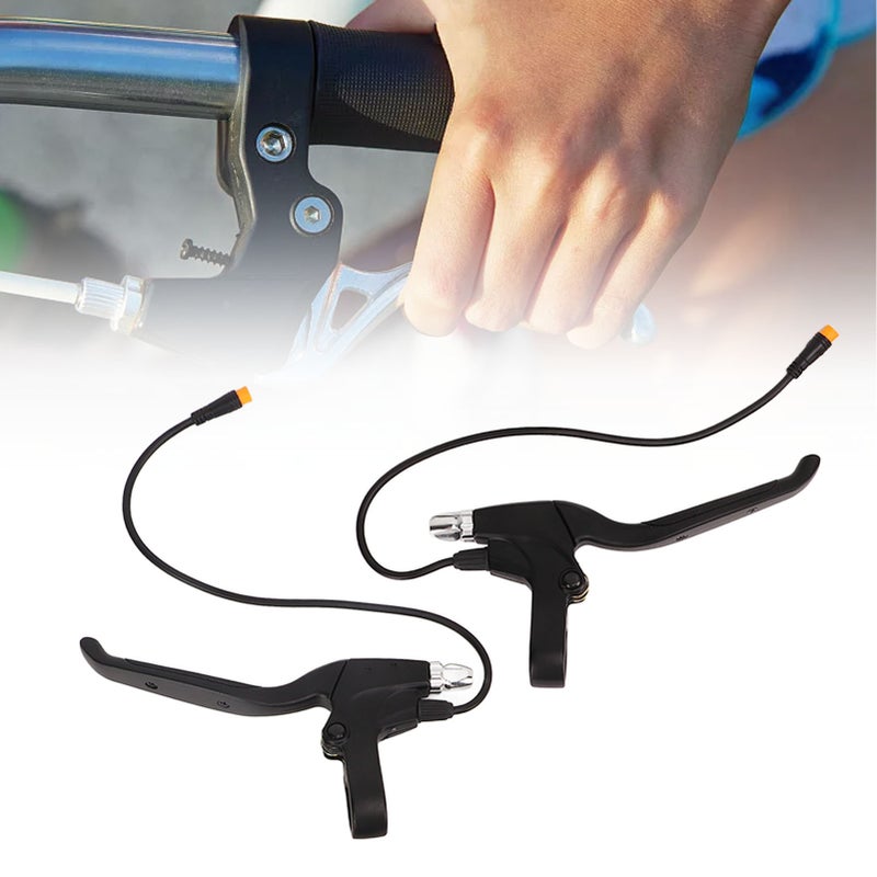 2pcs Electric Bike Brake Levers 32cm Wire Waterproof Interface Brake Handles for BAFANG BBSHD BBS01 BBS02 Mid Motor - Image 2