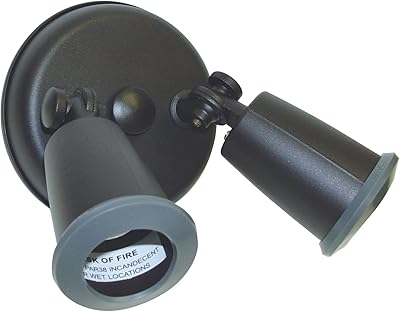 Satco Satco SF76/685 Two Light "Quick Mount" Outdoor Heavy Duty Cast Aluminum Durable Weather Proof Security Flood Light,  - Image 1