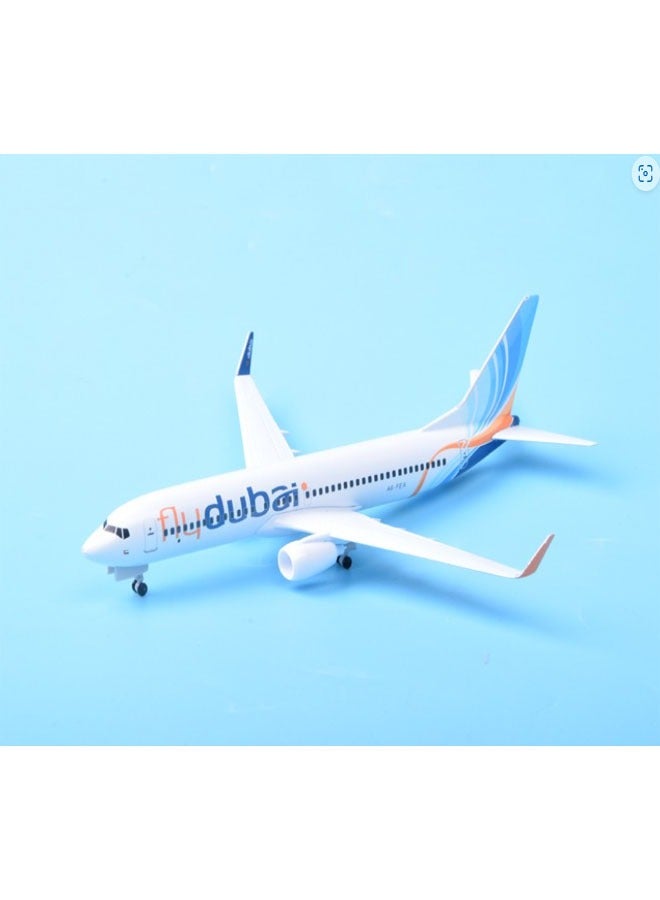 general Aircraft Model 20Cm Alloy Material Aviation B737 Die Casting Aircraft Model Boeing 737-800 Aviation Aircraft Model Flat Ornaments - Image 2