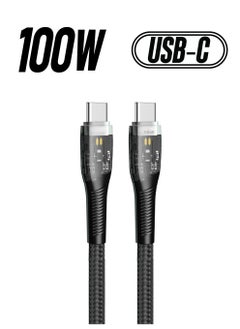 Trands Glassy Series 100W Type-C to Type-C Cable