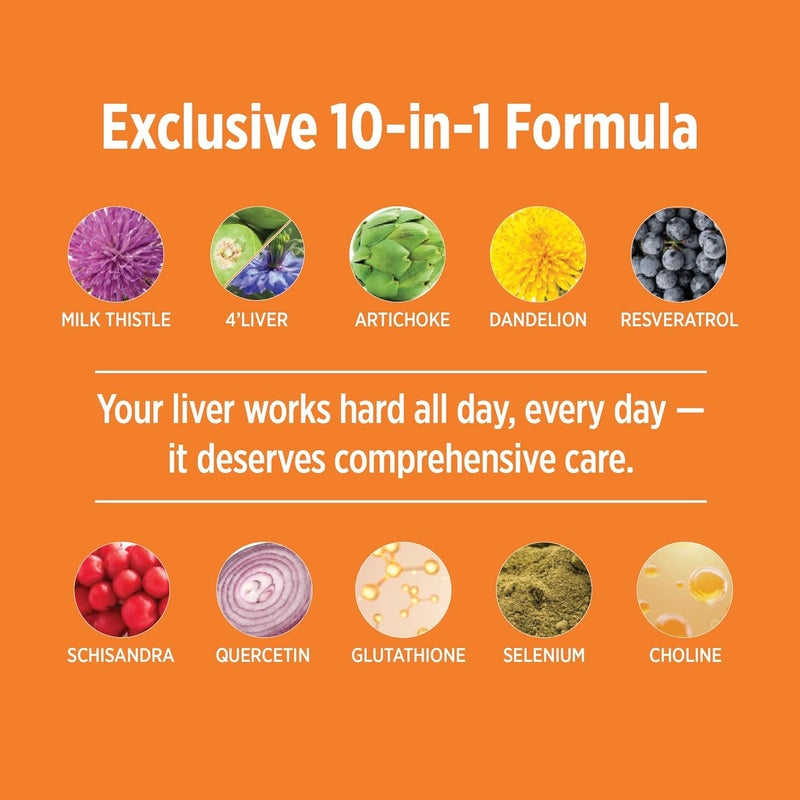 DOCTORS PREFERRED Liver Revive  Restore 10in1 Formula with Clinically Validated 4Liver and Milk Thistle  60 Capsules - Image 5