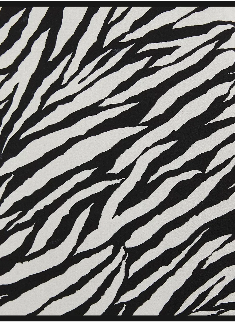 KOTON Zebra Patterned Skirt