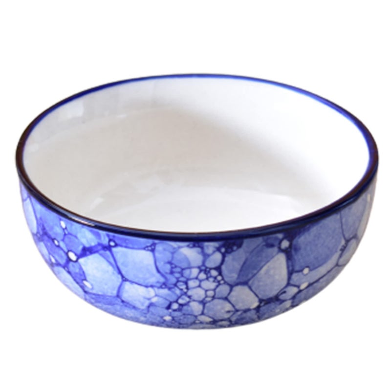 Kunhar Ceramic Serving Bowls (Blue Luster, 800 ml) - 1 Piece - Image 4