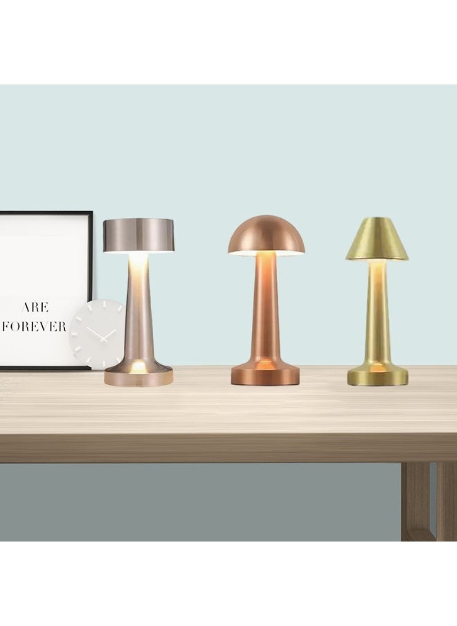 Rich Life - TY05 Dumbbell Lamp | Dimmable LED Table Lamp with Touch Control | USB-C Rechargeable | Portable Wireless Ambient Light for Home, Dining & Office - Image 1