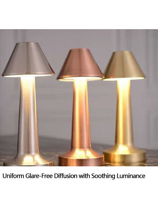 Rich Life - TY05 Dumbbell Lamp | Dimmable LED Table Lamp with Touch Control | USB-C Rechargeable | Portable Wireless Ambient Light for Home, Dining & Office - Image 1