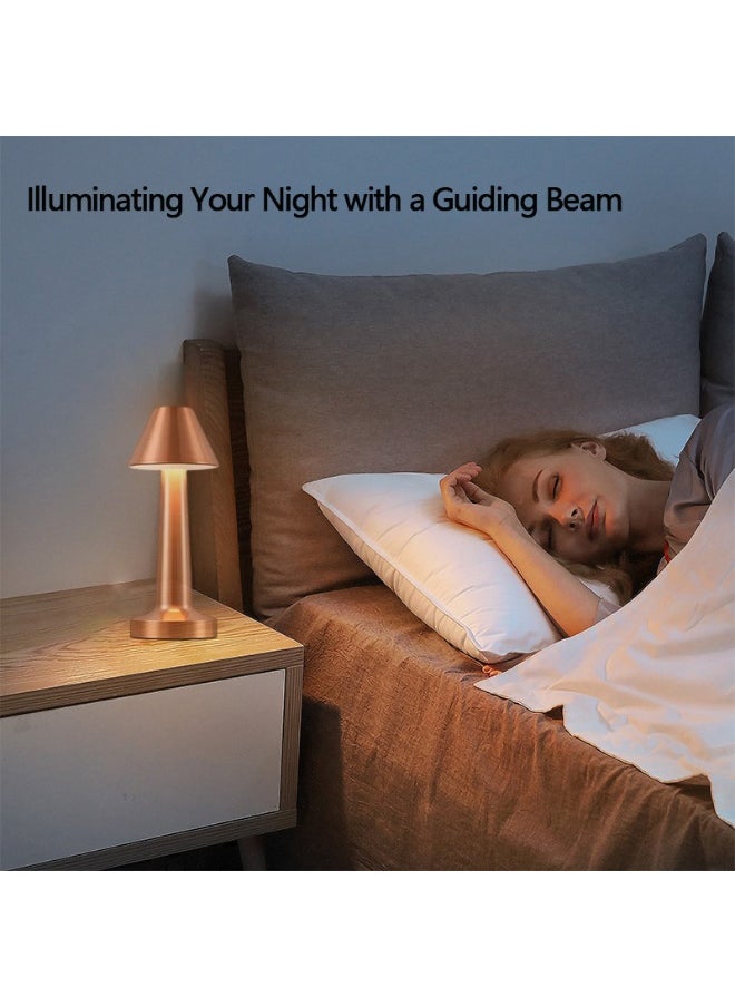 Rich Life - TY05 Dumbbell Lamp | Dimmable LED Table Lamp with Touch Control | USB-C Rechargeable | Portable Wireless Ambient Light for Home, Dining & Office - Image 1