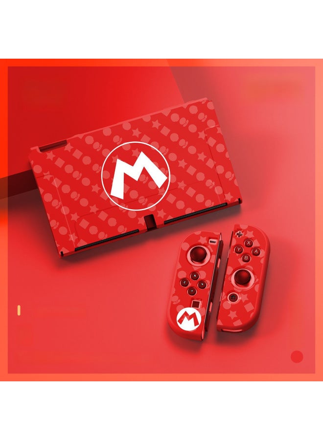 Nintendo Switch Oled TPU Matte Protective Case Embossed Color Printing Split Soft Case-Product Color:Elden Law Ring  - Image 5