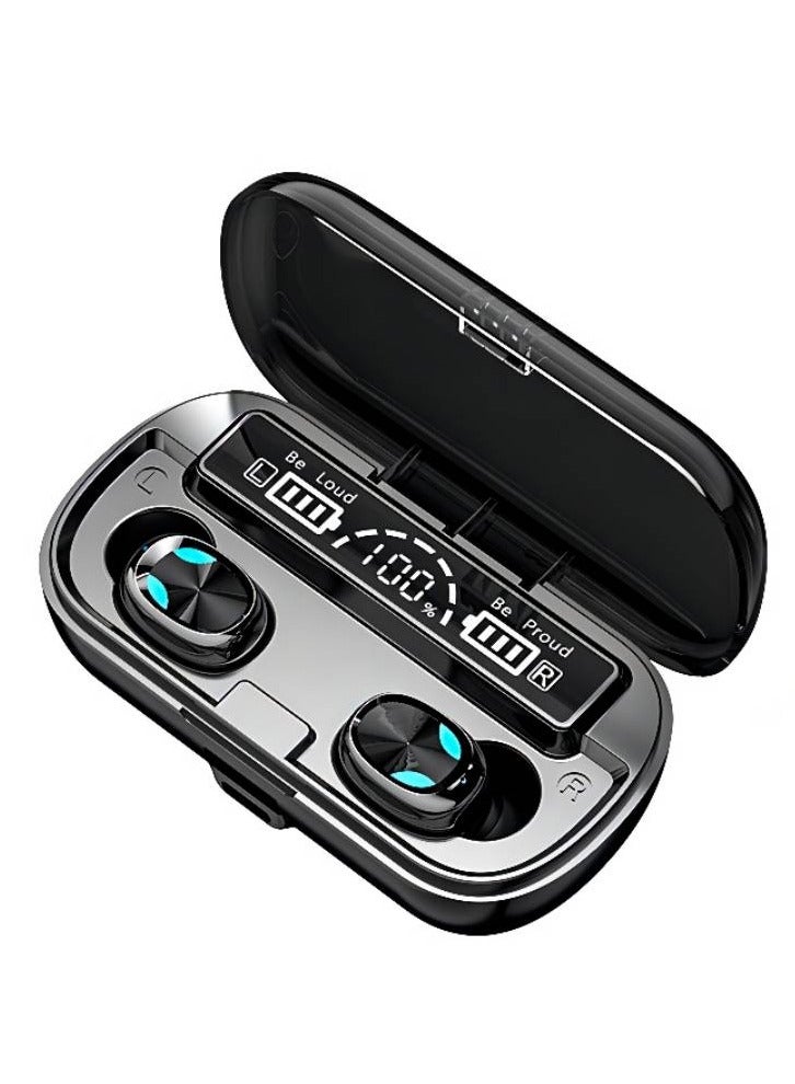 SAB X8 TWS Wireless Touch Control Earphones With 2000mAh Magnetic Charging Case - Image 1