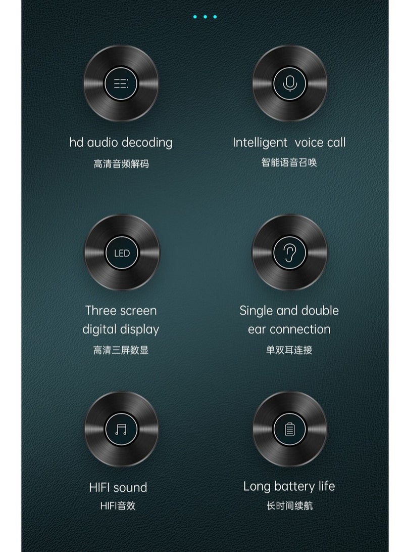 SAB X8 TWS Wireless Touch Control Earphones With 2000mAh Magnetic Charging Case - Image 3