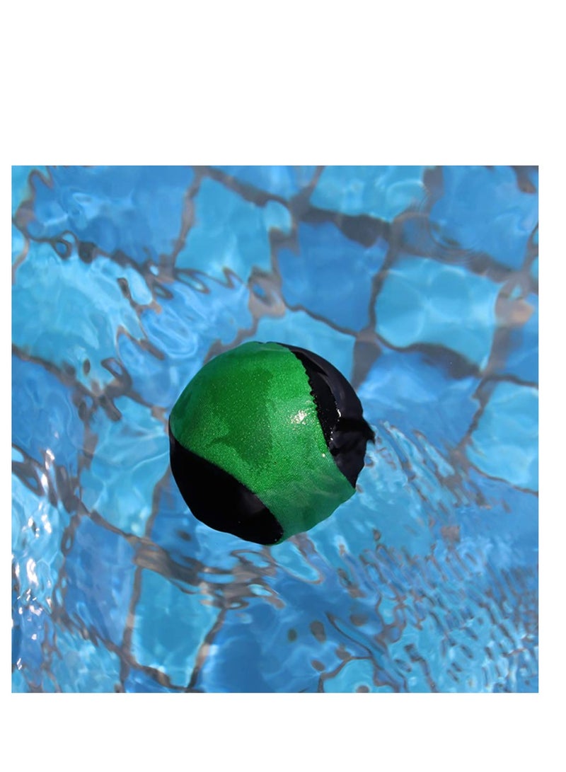 Zikra Water Bouncing Ball Hand Stress Relief Ball, Summer Fun Guaranteed Water Bouncing Ball, Water Jumping Ball for Swimming Pool, Beach, Ocean and Outdoor Activity (Yellow+Green 5.5cm) (2 Pack) - Image 3