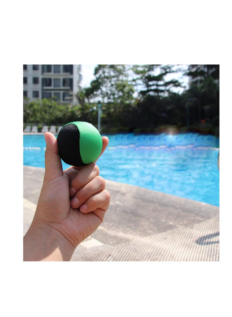 Zikra Water Bouncing Ball Hand Stress Relief Ball, Summer Fun Guaranteed Water Bouncing Ball, Water Jumping Ball for Swimming Pool, Beach, Ocean and Outdoor Activity (Yellow+Green 5.5cm) (2 Pack) - Image 4