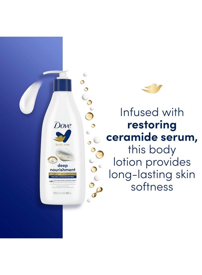 Dove Body Love Moisturizing Body Lotion Intense Care Pack of 3 for Rough or Dry Skin Softens and Smoothes 13.5oz - Image 4