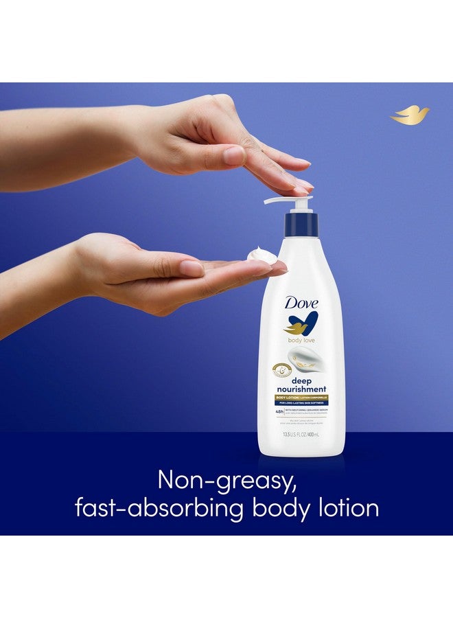 Dove Body Love Moisturizing Body Lotion Intense Care Pack of 3 for Rough or Dry Skin Softens and Smoothes 13.5oz - Image 3
