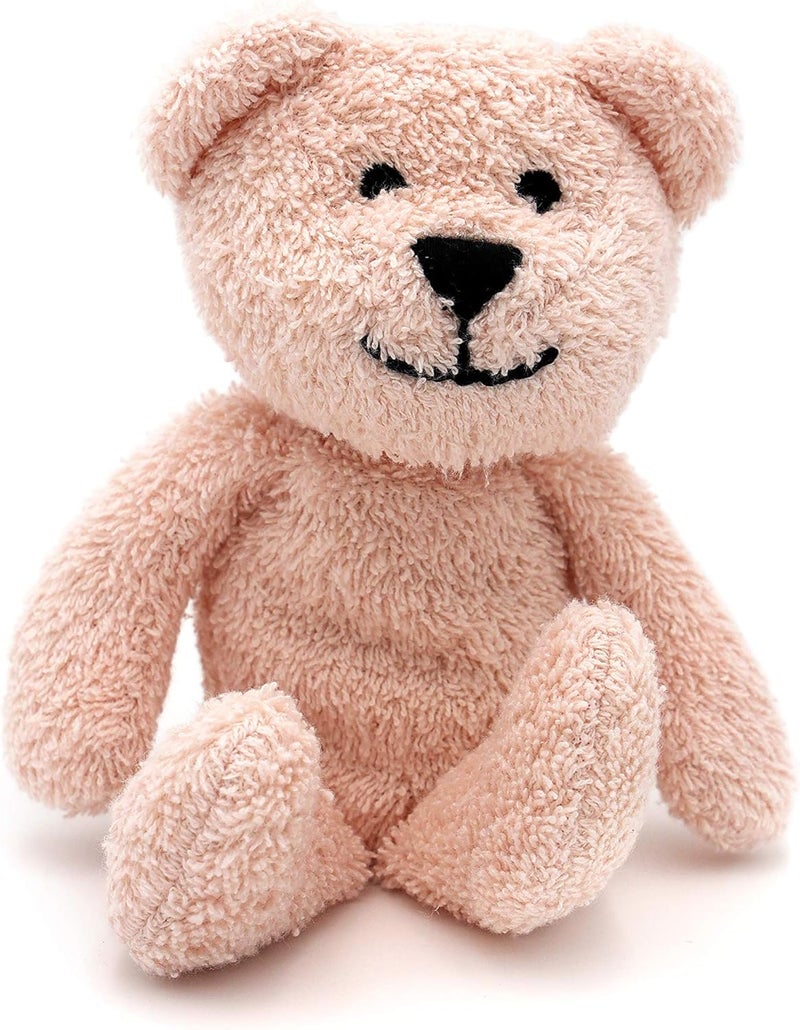 Thermal-Aid Zoo Mini — (Bella The Pink Bear) — Mold-Resistant, Washable Hot & Cold Pack for Kids — Heating and Cooling Pad with Natural Corn Filling — Reusable Plush Toy - Image 1