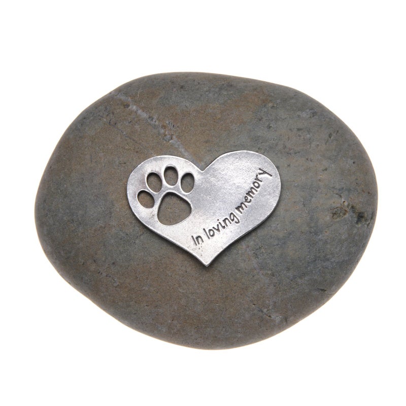 Quotable Cuffs Comforting Dog Memorial Gift Sympathy or Condolence Gift for Loss of Pet in Loving Memory Stone by Whitney Howard Designs - Image 3