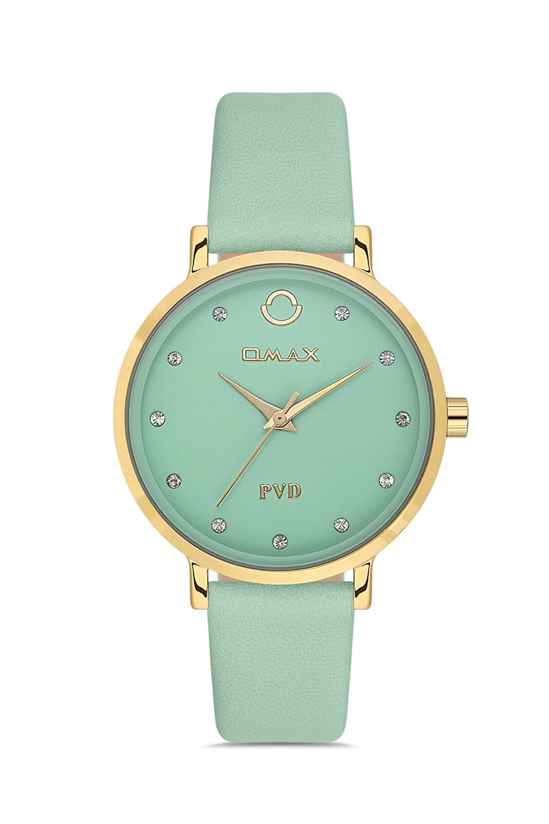 OMAX Women’s Wrist-Watch | Analog | Leather Strap | Elegant Design - Image 1