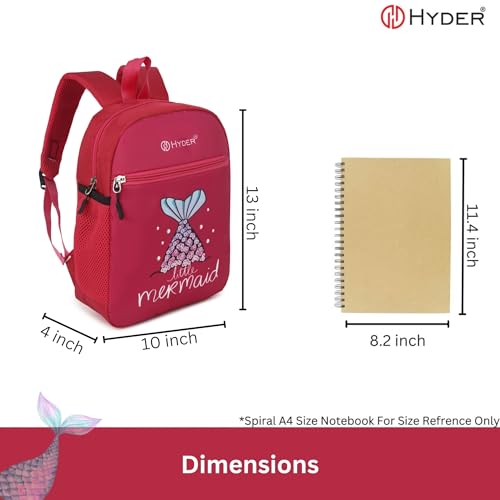 HYDER Kids 10L Cartoon Printed Best Stylish Lightweight Spacious Waterproof Casual/Picnic/School Bag/Backpack for Children Boys And Girls (Mermaid) - Image 5