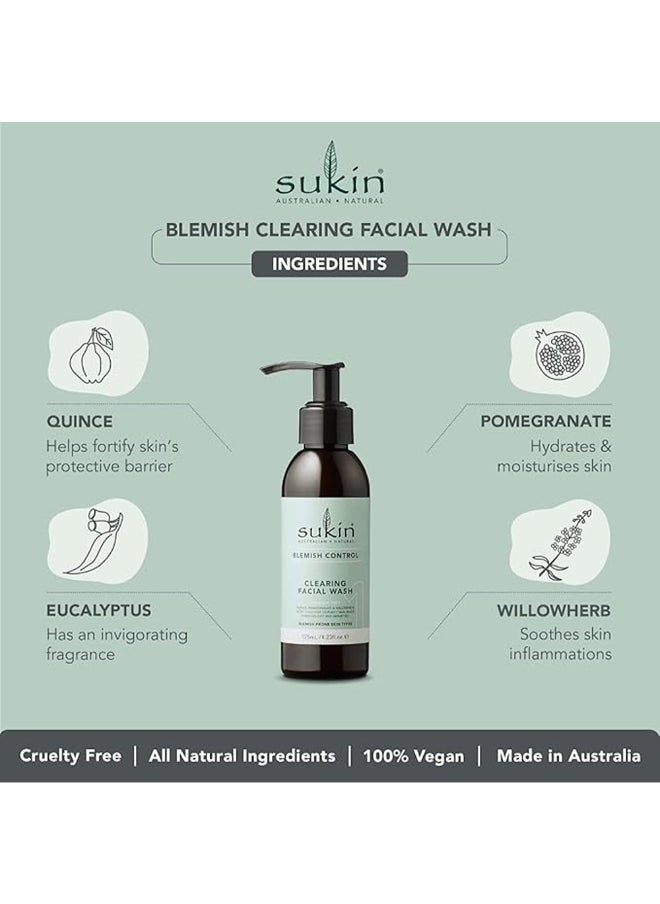 Sukin Sukin Blemish Control Clearing Facial Wash, Pomegranate & Willow  - Image 2