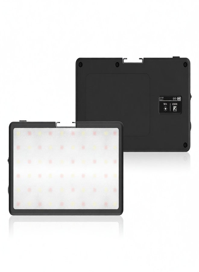  COLBOR COLBOR PL8R Pocket RGB Video Light 2700K-6500K Photography LED Fill Light Panel Dimmable 37 Scene Lighting Effects Built-in Battery with Cold Shoe Mount Magetic Backside APP Control - Image 1