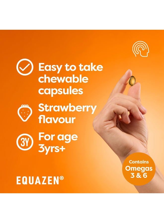 Equazen (180 Capsules) - Eye q Chews 3 Years to Adults 180 Capsules - Image 2