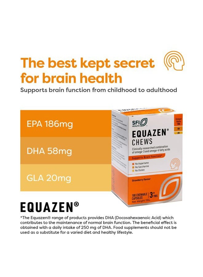 Equazen (180 Capsules) - Eye q Chews 3 Years to Adults 180 Capsules - Image 3
