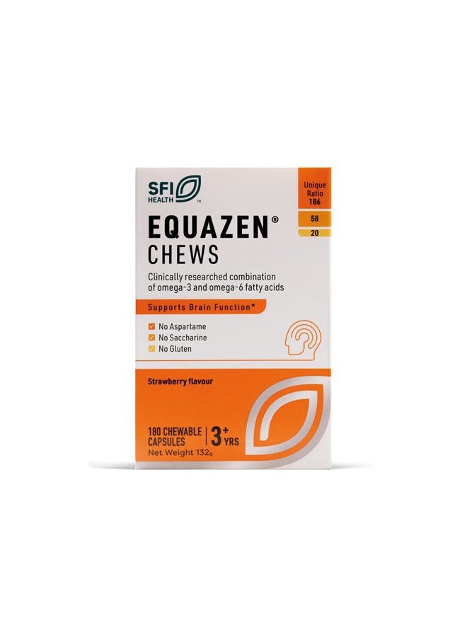 Equazen (180 Capsules) - Eye q Chews 3 Years to Adults 180 Capsules - Image 1