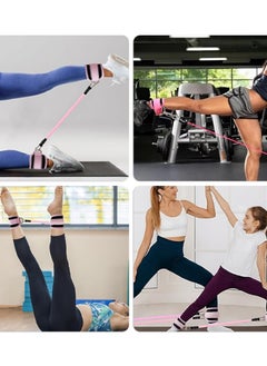 CYTHERIA 2 Pcs Ankle Straps, With 3 Elastic Straps and 1 Bag, Ankle Straps for Women, Exercise Bands for Legs and Butt  - Image 5