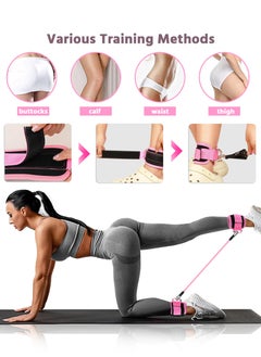 CYTHERIA 2 Pcs Ankle Straps, With 3 Elastic Straps and 1 Bag, Ankle Straps for Women, Exercise Bands for Legs and Butt  - Image 2