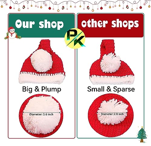 AIXIANG Baby Photography Props Christmas Cap Newborn Crochet Santa Claus Outfits Baby First Christmas Photo Props - Image 5