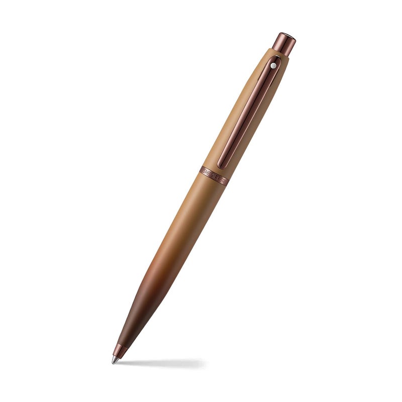 SHEAFFER مجموعة هدايا VFM 9428 إصدار القهوة قلم حبر جاف مع تفاصيل بني ملكي ودفتر صغير - بني مطفي - Image 3