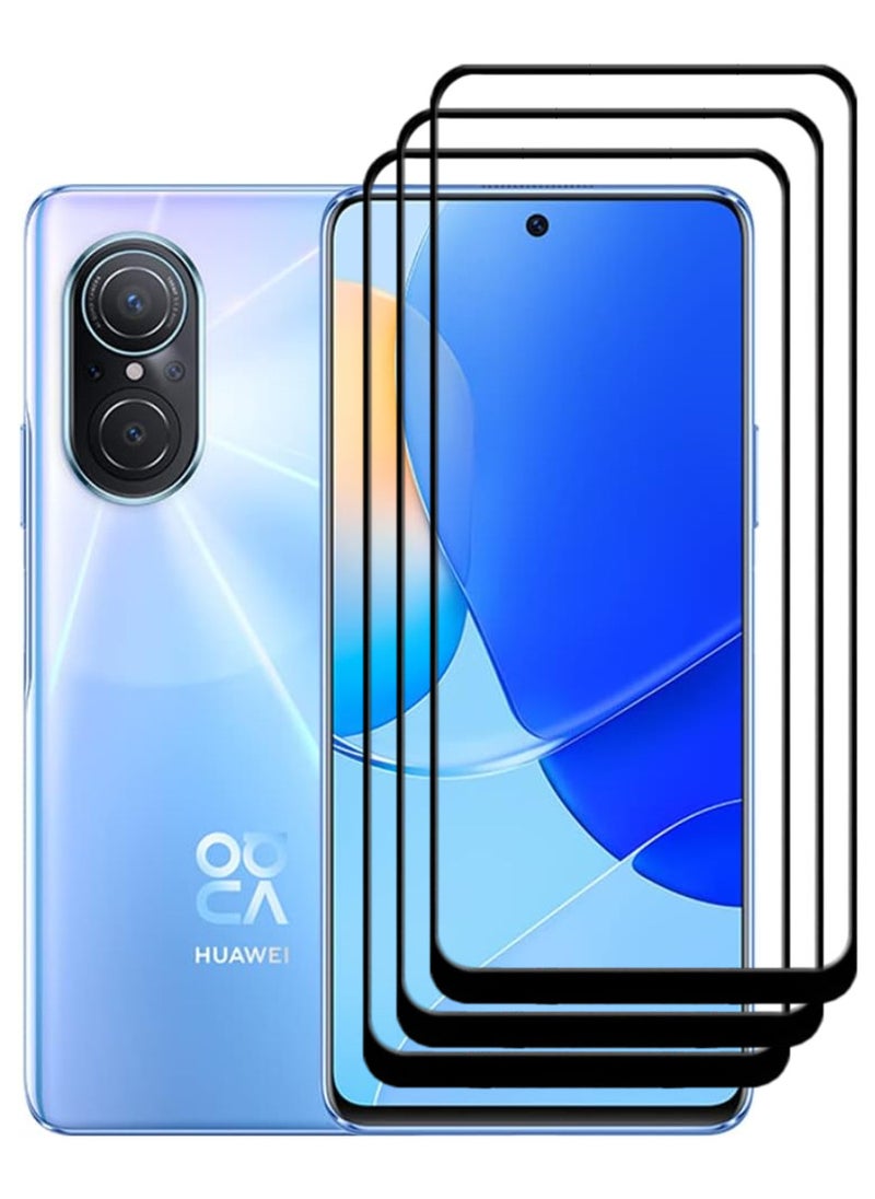 ACLIX 3 Pieces Antistatic ESD Dustproof Premium Quality High Definition Tempered Glass Screen Protector Designed For Huawei nova 9 SE - Image 1