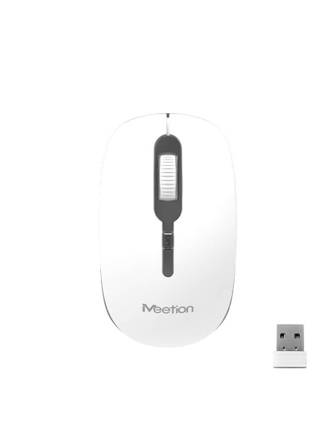 Meetion 2.4G USB Gray Wireless Optical Mouse - Image 1