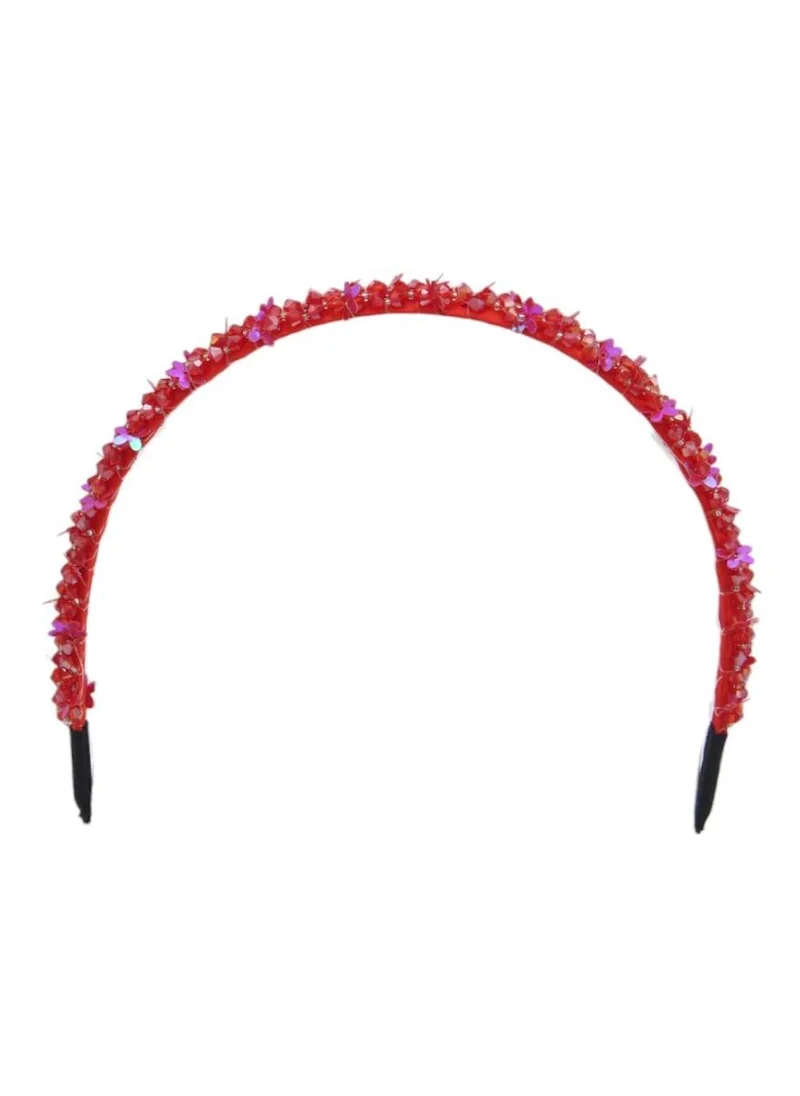 D'Daniela Headband Anna For Girls Butterfly Red