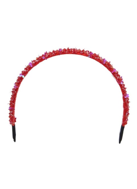 Headband Anna For Girls Butterfly Red