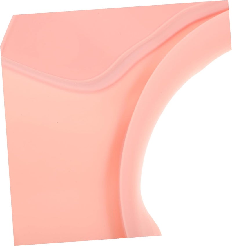 Waterproof Shower Cap: Pink Adjustable Visor Shower Cap - Reusable Hair Protection Shower Cap for Adult Home Bathing - Image 3