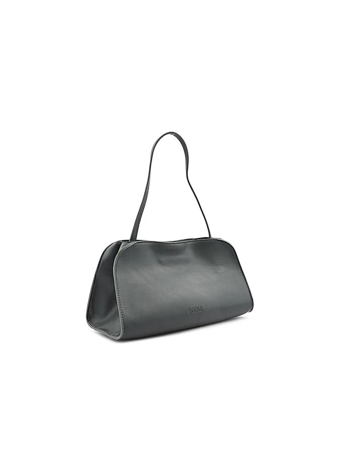 Cuple Cuple Textured Zip Shoulder Bag