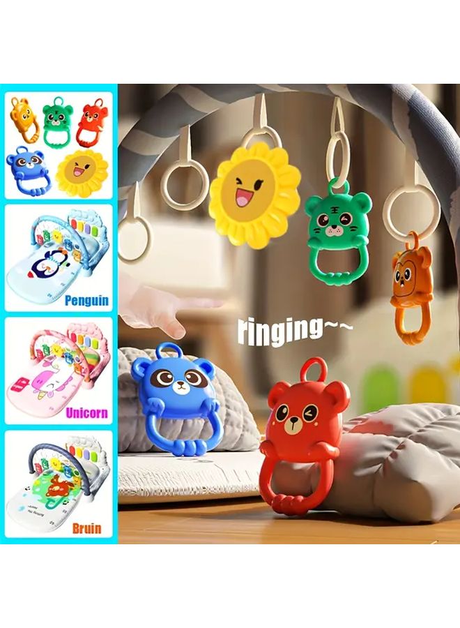 Green Dinosaur Baby Toy Arch Design ABS Material Motor Cognitive Development Gift - Image 1