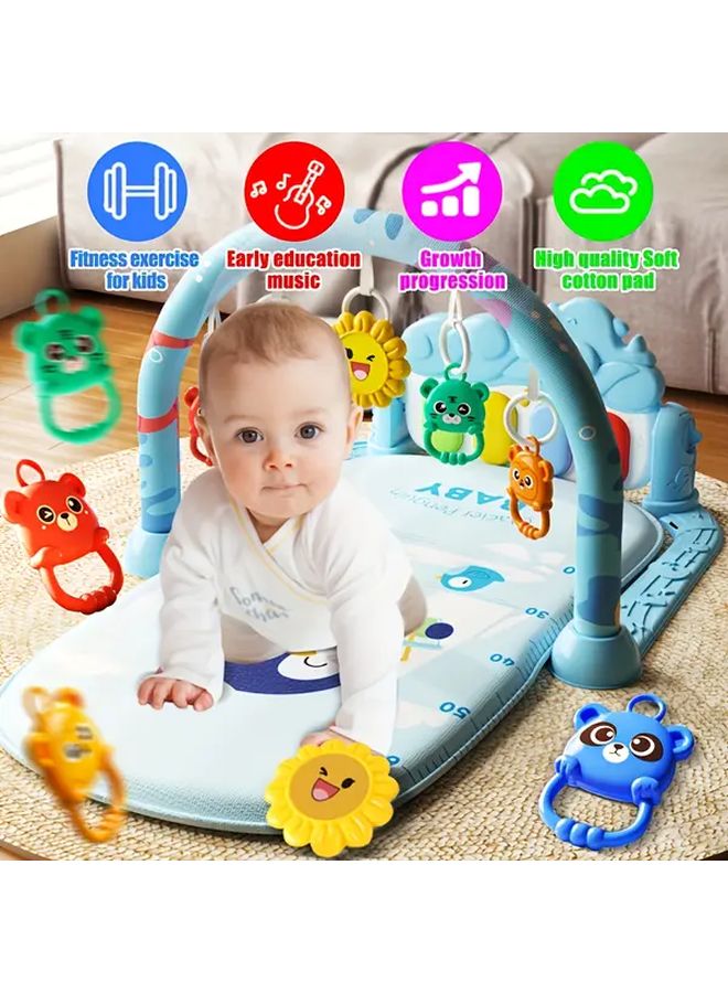 Green Dinosaur Baby Toy Arch Design ABS Material Motor Cognitive Development Gift - Image 4