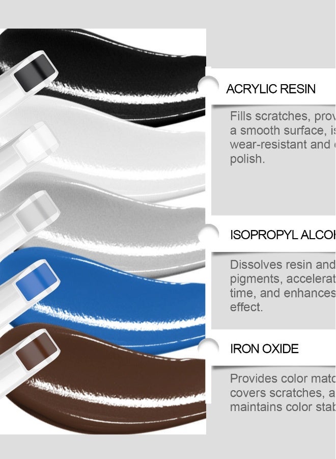 Homonth Touch Up Paint for Cars, Automotive Paint, 2 in 1 Car Touch Up Paint Erase Car Scratches Pen for Vehicles, Quick & Easy to Repair Universal Car Paint (White) - Image 5